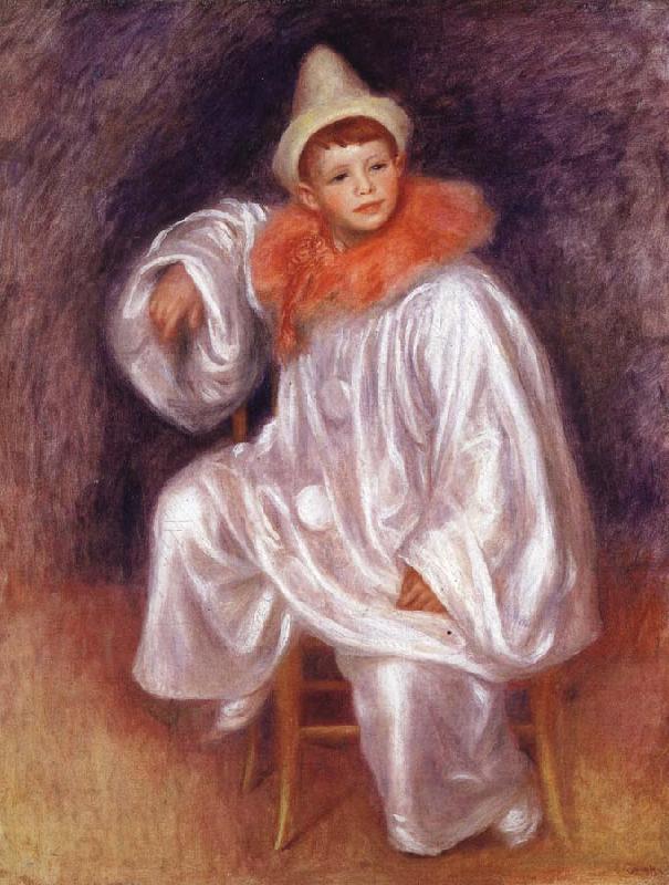 Pierre Renoir White Pierrot China oil painting art